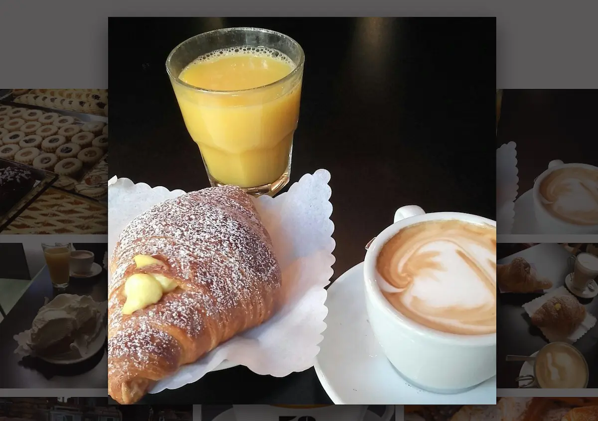 colazione maria in vaticano caffè cornetto e spremuta al bar 913